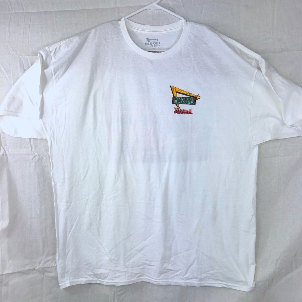 In and Out Burger Texas XXL White T-Shirt